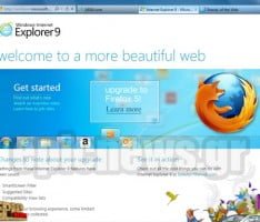 Internet Explorer 9 update