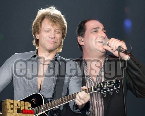 Οι Bon Jovi support στον Βασίλη Καρρά